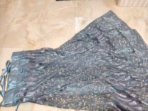 Grey Lehenga /Choli With Grand Sequence Work