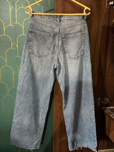H&amp;M Wide Leg Denim Jeans