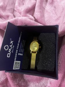 OMAX Gold Toned Wrist Watch