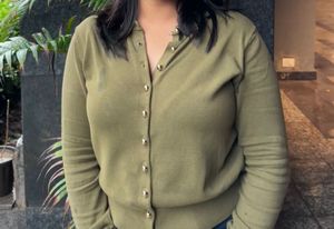 Olive Green Knitwear