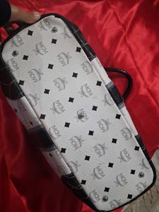 Authentic Vintage MCM Monogram Drawstring Tote