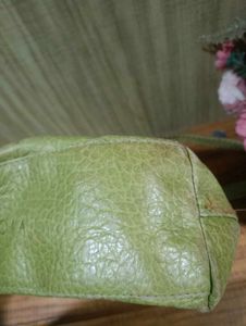 Imported Reversible stylish Green Handbag