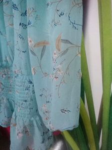 Light Bluee Top For Women