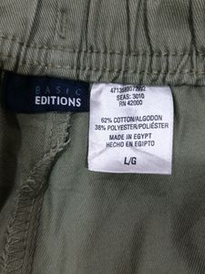 Khaki Cargo Capris, Easy Way Quick Drying