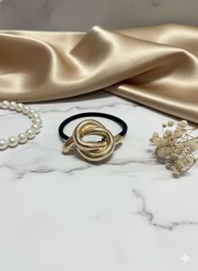 Anti Tarnish Gold Knot Hair Tie
