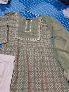 Combo Of Kurti  Legging  N Dupatta