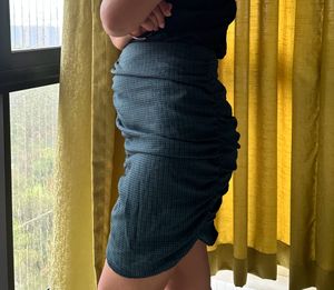 ZARA gathered skirt