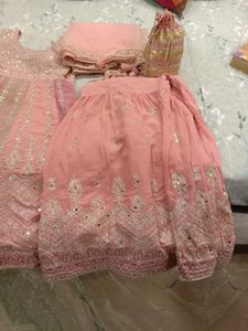 Women Sharara With Short Anarkali