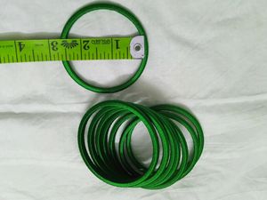 Customized Bangles With silk Thread Set Of 8