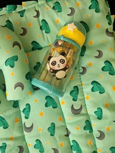 Dual-Sided Baby Bed + Sealed Pack Bottle &amp; Pillow