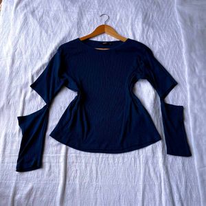 Roadster Blue Cutout Top
