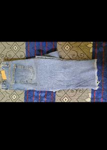 Distressed Light Wash Denim Jeans