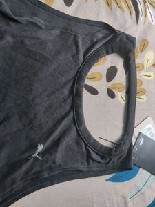 Studio Open Black Tank