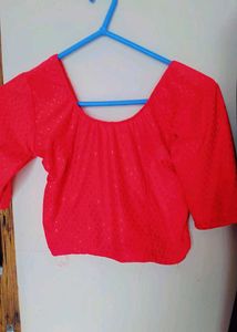 Red Blouse Stretchable