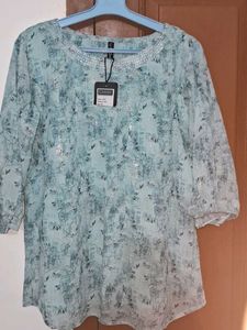 Elegant Floral Print Top