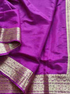 Magenta Silk Saree