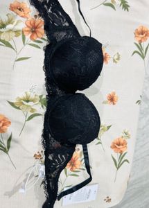 Black Lace Bra &amp; Panty Set