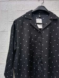 New with tag Pinterest Korean Polka Dot Blouse