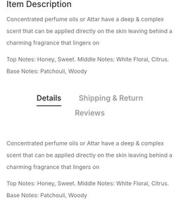 Hamidi Sweet Scandal Perfume Oil