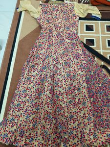 Front Open Long Kurti With Plazzo &amp; Dupatta