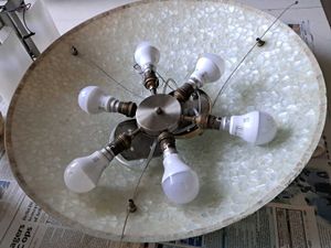 Vintage Ceiling Light Fixture Set