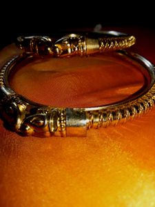 Temple Were Ethnic Golden Bangles