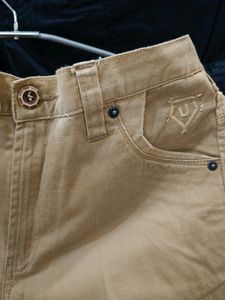 Black And Camel Brown Capri Combo For boys