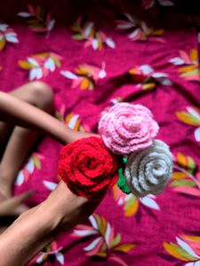 Crochet Rose Bouquet