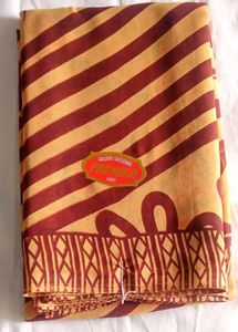 Vintage Striped Saree