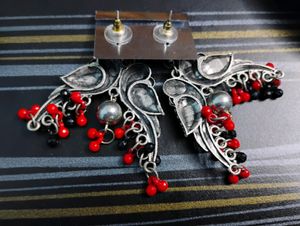 Set Of 4 Metal Earings