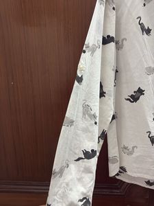 Cute Cat Print Shirt