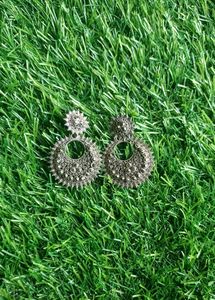 Silver Oxidised Earrings