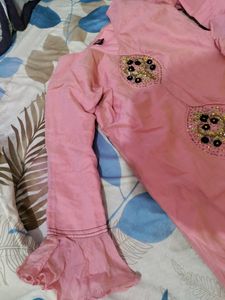 Partywear Kurta Fabric Is Soft