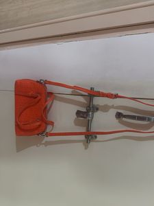 Bright Orange Crossbody Bag