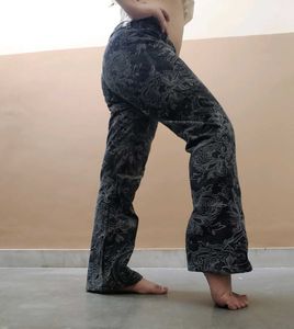 Y2K Floral Bootcut