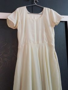 Umbrella Gown With Banarasi Koti