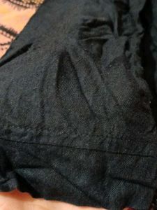 Elegant Black Embroidered Top