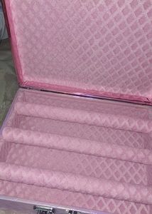 Lilac And Pink Quilted Bangle Box