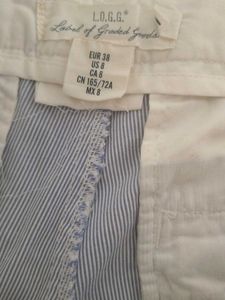 L.O.G.G Striped Cotton Shorts