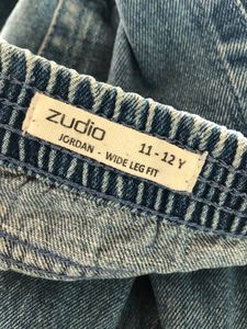 (Zudio)Blue Wide Leg Jean Kid (Girl’s)
