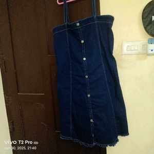 Denim Bodycon Mini Dress