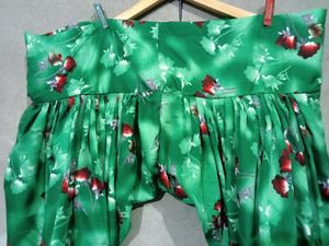 Green Floral Kurta Salwar Suit