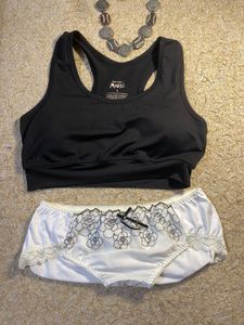 Magic Bra & Floral Panties Set