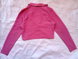 H&amp;m Pink Collared Top 💓