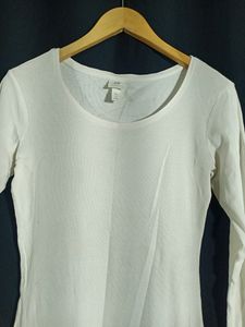 H&amp;M White Western Top(women&#39;s)