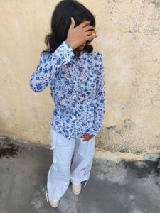 ZARA Floral Print TOP/SHIRT/KURTI