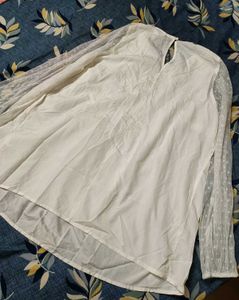 VINTAGE SHEER SLEEVE TOP
