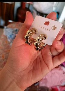 Golden Twistes Hoops