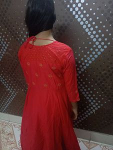 Elegant Red Ethnic Gown