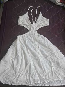 White Cutout Dress